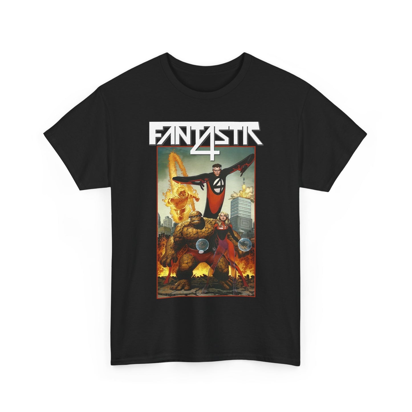 Fantastic Four T-Shirt - Arthur Adams Art - Marvel Comics
