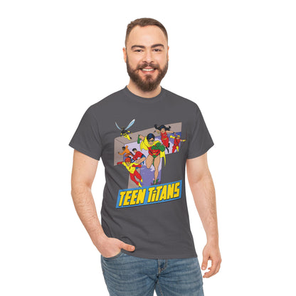 Teen Titans T-Shirt - Robin, Wonder Girl, Kid Flash, Speedy, Bumblebee, Mal, Aqualad - DC Comics