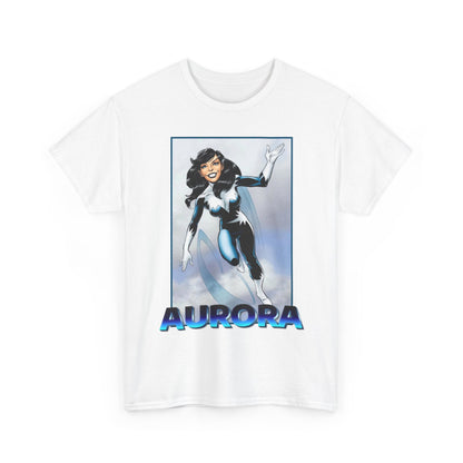 Aurora T-Shirt - John Byrne Art - Alpha Flight Member - Marvel Comics