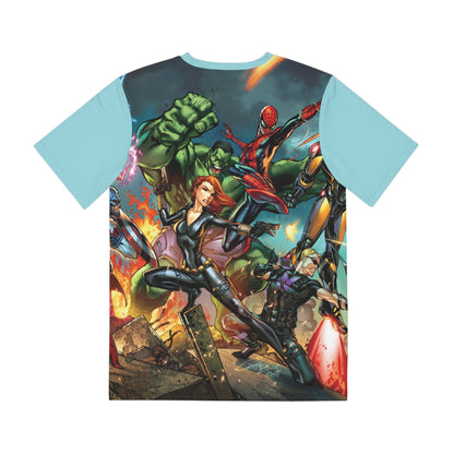 Uncanny Avengers All Over Print Tee (Polyester) - J. Scott Campbell Art (IMPROVED PLACEMENT AND PRINTING TECHNIQUES)