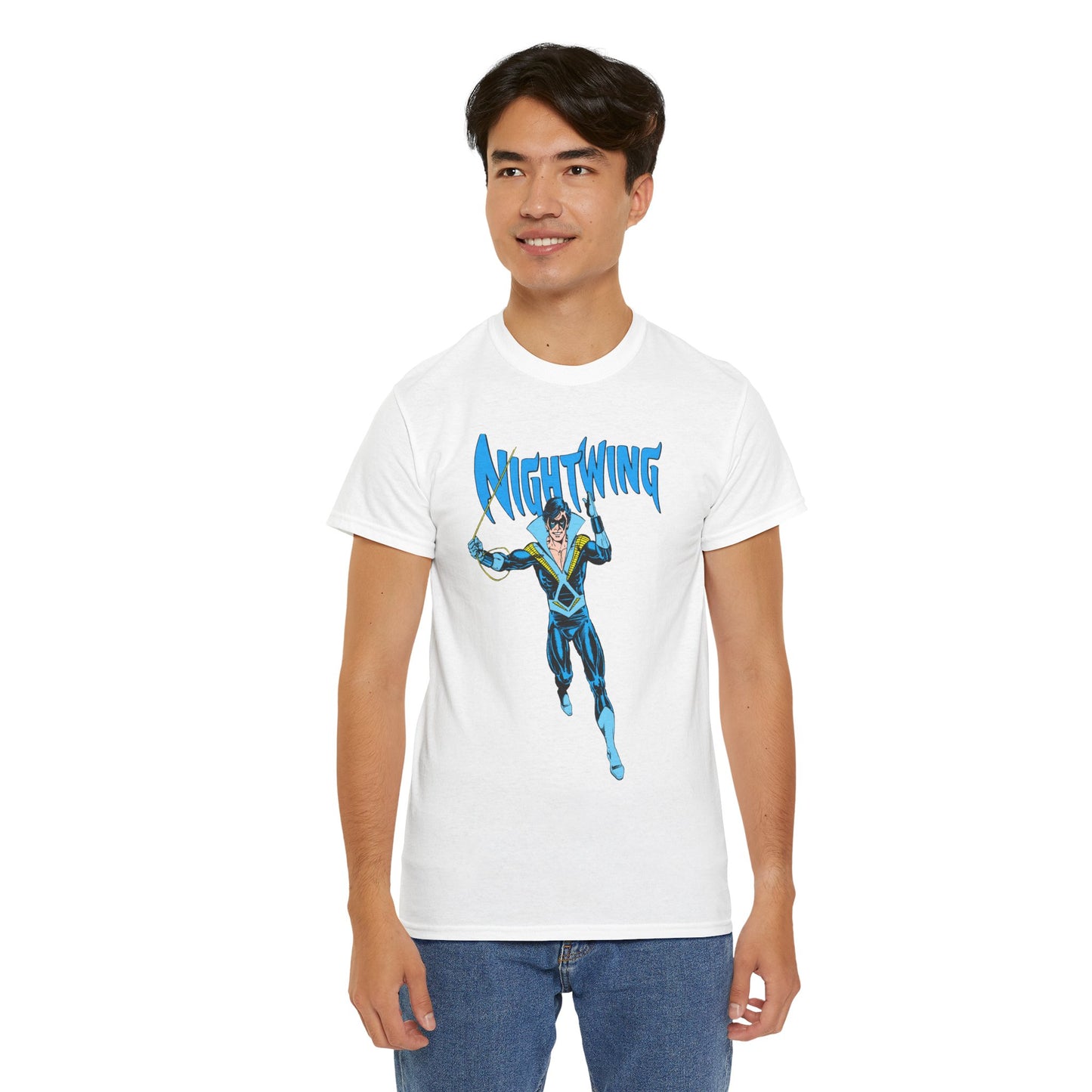Nightwing T-Shirt - George Perez Art - New Teen Titans, Dick Grayson - DC Comics - Batman's Former Sidekick, Titans Leader