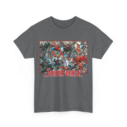 Spider-Verse T-Shirt - Arthur Adams Art - Spider-Man, Venom, Spider-Man 2099, Miles Morales, Spider-Woman - Marvel Comics