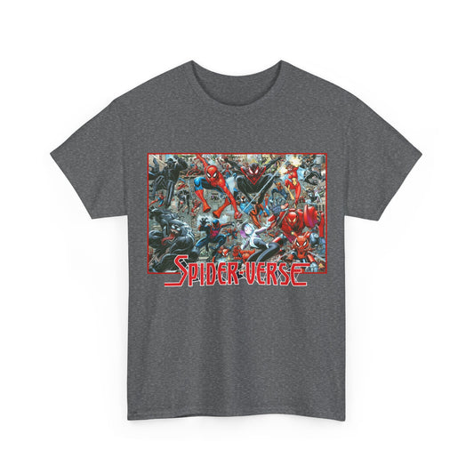 Spider-Verse T-Shirt - Arthur Adams Art - Spider-Man, Venom, Spider-Man 2099, Miles Morales, Spider-Woman - Marvel Comics