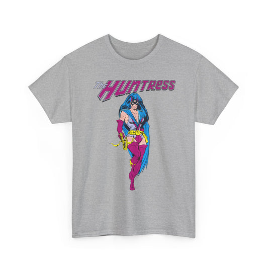Huntress T-Shirt - Joe Staton Art - Helena Wayne, Daughter of Earth 2 Batman & Catwoman - Pre-Crisis JSA Member - DC Comics