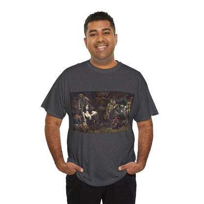 Vertigo Poster T-Shirt - Lee Bermejo Art - Swamp Thing, Sandman, Death, Spider Jerusalem, Shade - DC Comics
