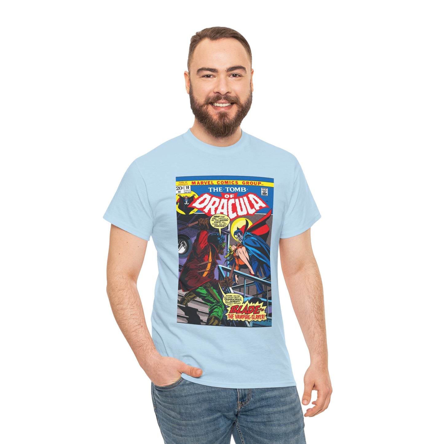 Tomb of Dracula T-Shirt - #10, First Appearance of Blade, Vampire Hunter - Marvel Comics