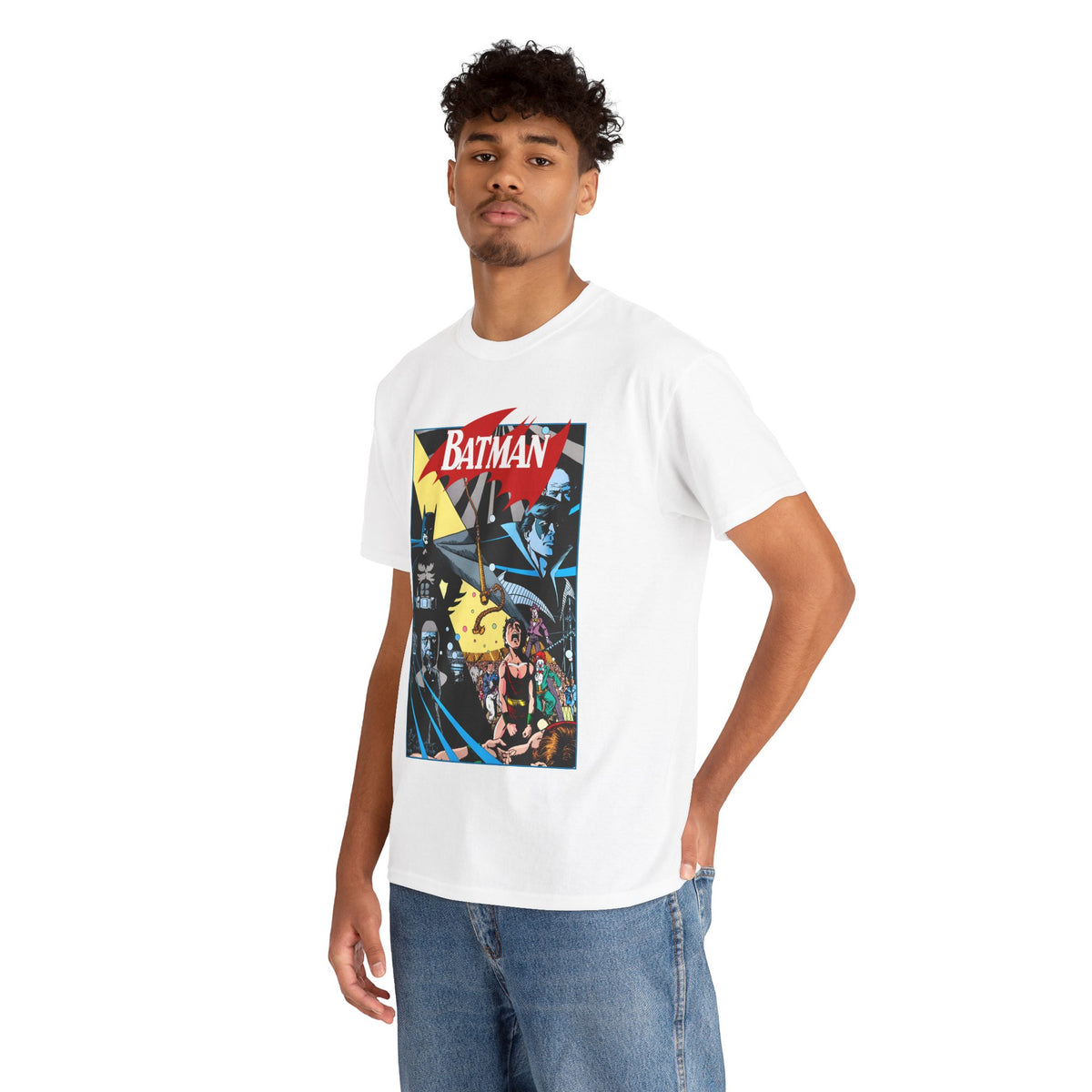 Batman T-Shirt - George Perez Art - Year Three - Robin, Nightwing, Dick Grayson - DC Comics
