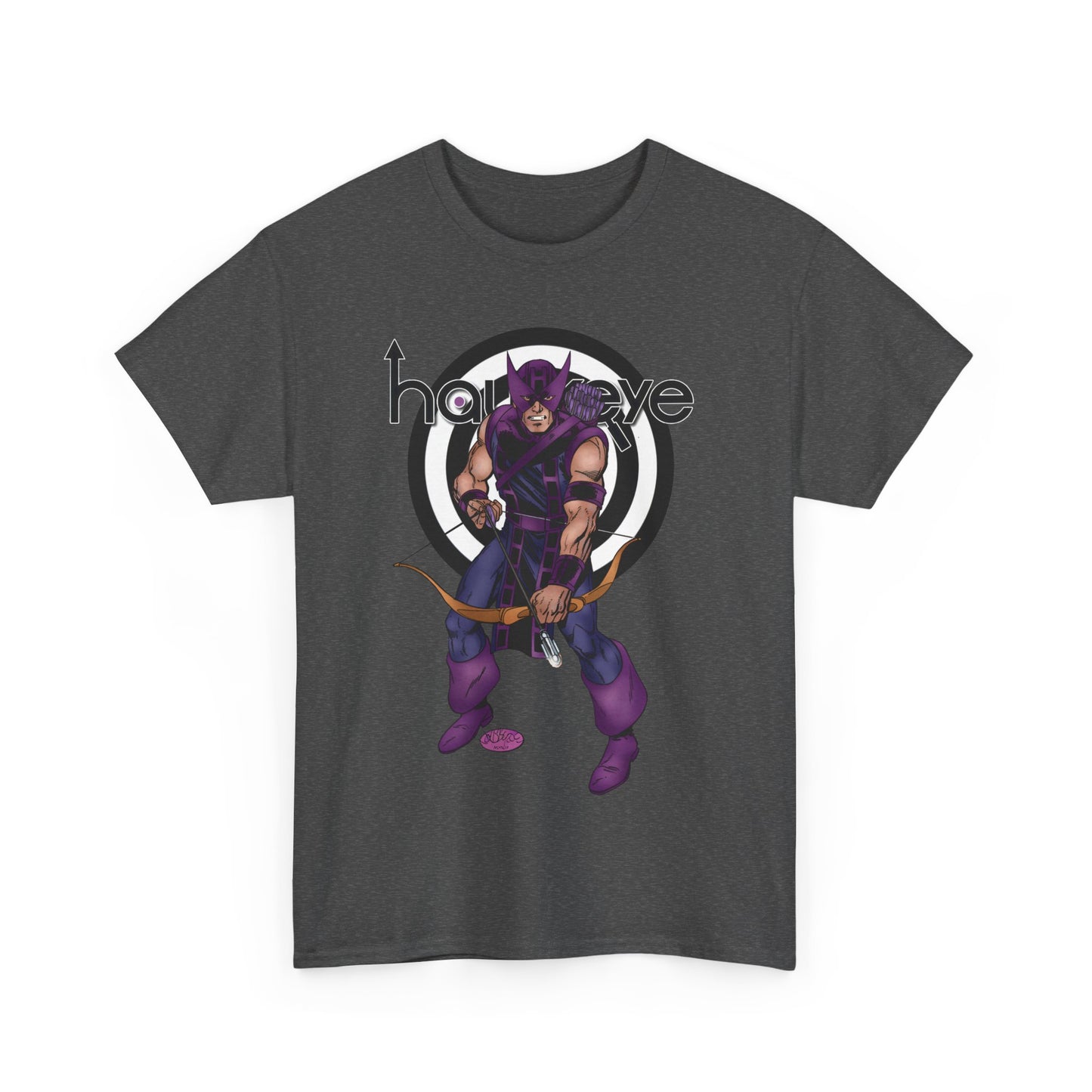 Hawkeye T-Shirt - John Byrne Art - Clint Barton, Avengers Leader & Member - Marvel's Ultimate Archer - Marvel Comics