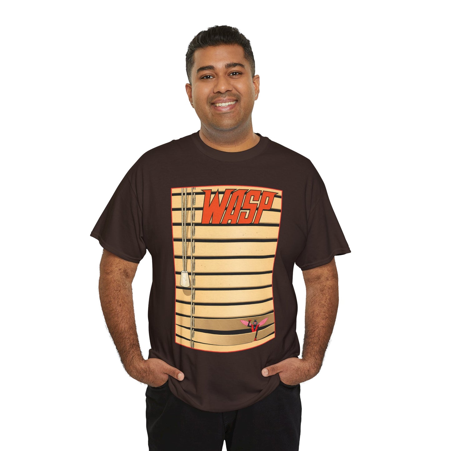 Wasp T-Shirt - Tom Reilly "Windowshades" Cover Art - Avengers Founding Member - Marvel Comics