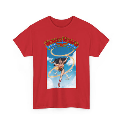 Wonder Woman T-Shirt - George Perez Art - Post-Crisis 1980s Retro Graphic - Themyscira - DC Comics
