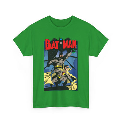 Batman & Robin T-Shirt - George Perez Art - Earth 2 - DC Comics - Golden Age JSA - Bruce Wayne & Dick Grayson