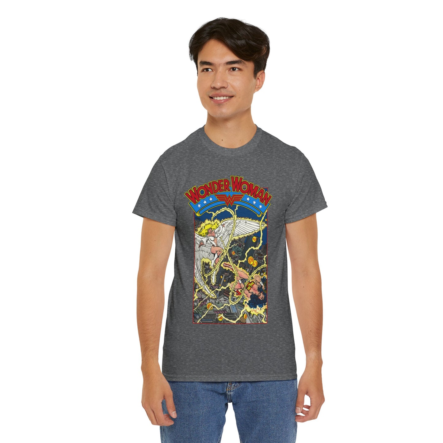 Wonder Woman T-Shirt - George Perez Art - Vs Silver Swan - DC Comics