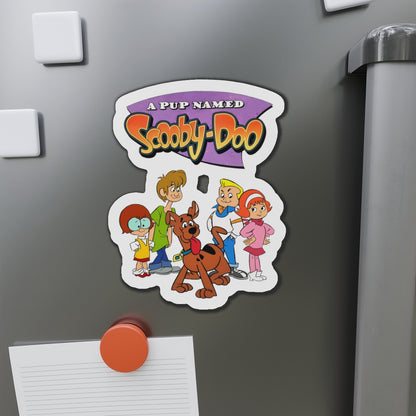 A Pup Named Scooby-Doo Die-Cut Magnet - Shaggy, Fred, Daphne, Velma - Mystery, Inc - Hanna-Barbera Cartoon - 3", 4", 5", 6"
