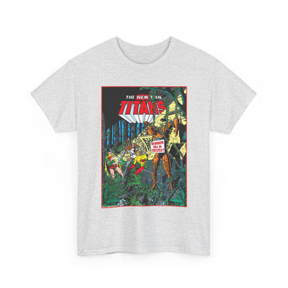 New Teen Titans T-Shirt - George Perez Art - Robin, Cyborg, Kid Flash, Robotman - DC Comics