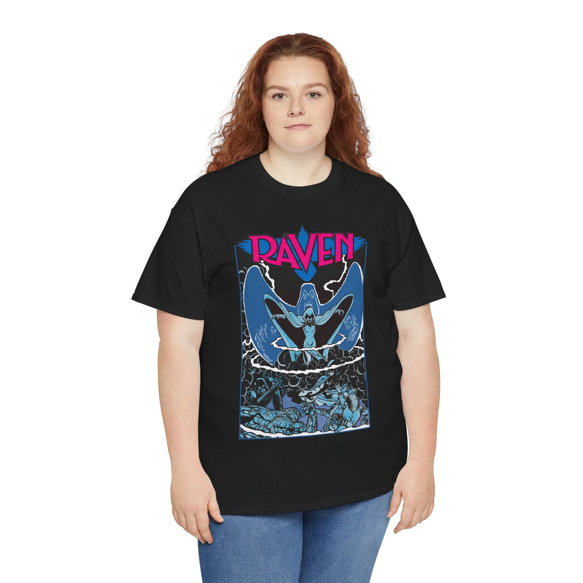 Raven T-Shirt - George Perez Art - New Teen Titans, Trigon - DC Comics