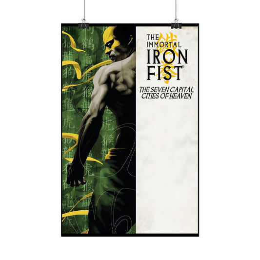 Immortal Iron Fist Rolled Poster - Kaare Andrews Art - Marvel Comics - Multiple Sizes Up to 24"x36"