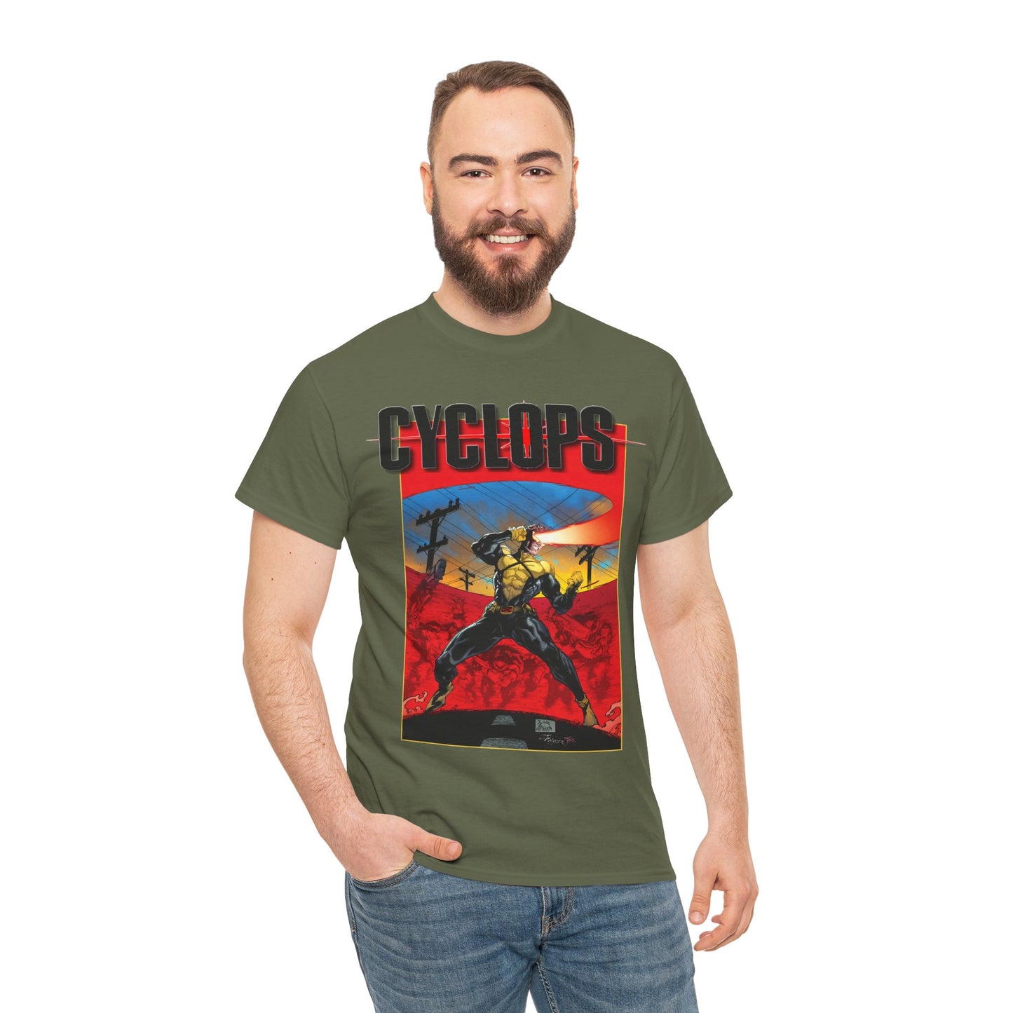 Cyclops T-Shirt - Ryan Stegman Art - Scott Summers, Leader of the X-Men - Marvel Comics