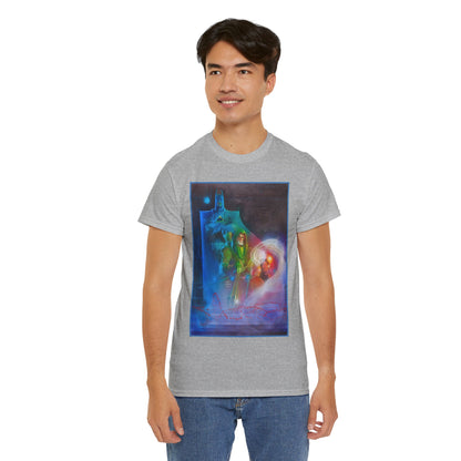 Batman, Green Arrow, Question T-Shirt - Denys Cowan & Bill Sienkiewicz Art - DC Comics - Gotham City