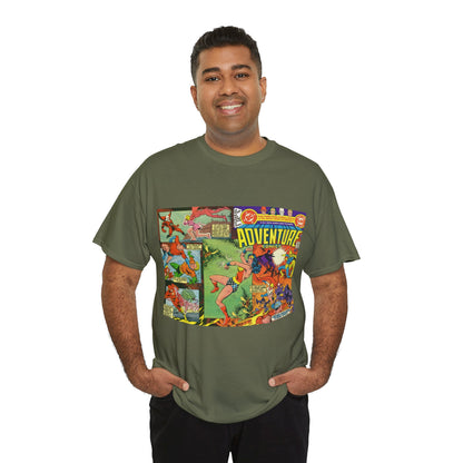 Adventure Comics #463 T-Shirt - Wonder Woman, Dr Fate, Power Girl, Deadman, Aquaman, Aqualad, Flash - DC Comics