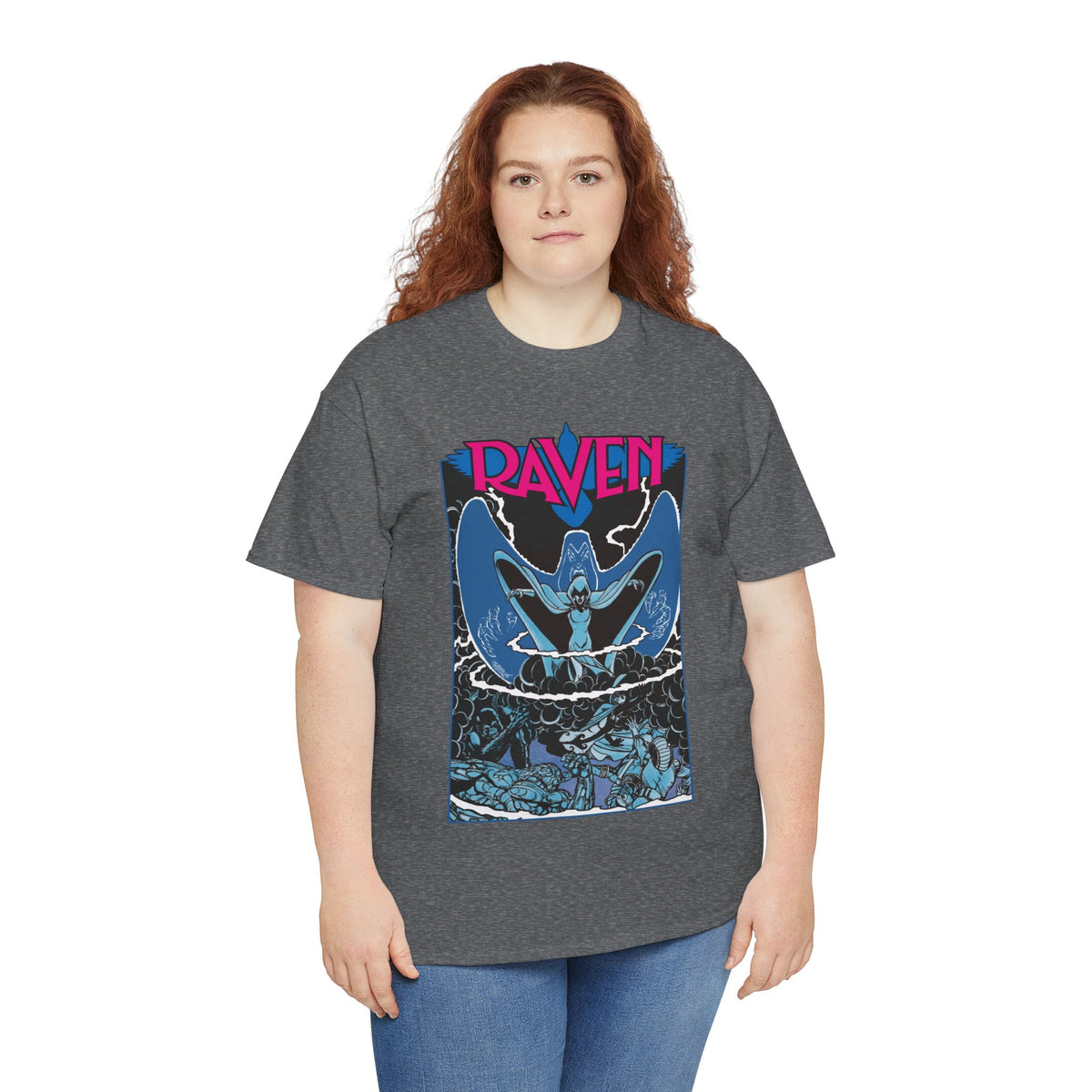 Raven T-Shirt - George Perez Art - New Teen Titans, Trigon - DC Comics