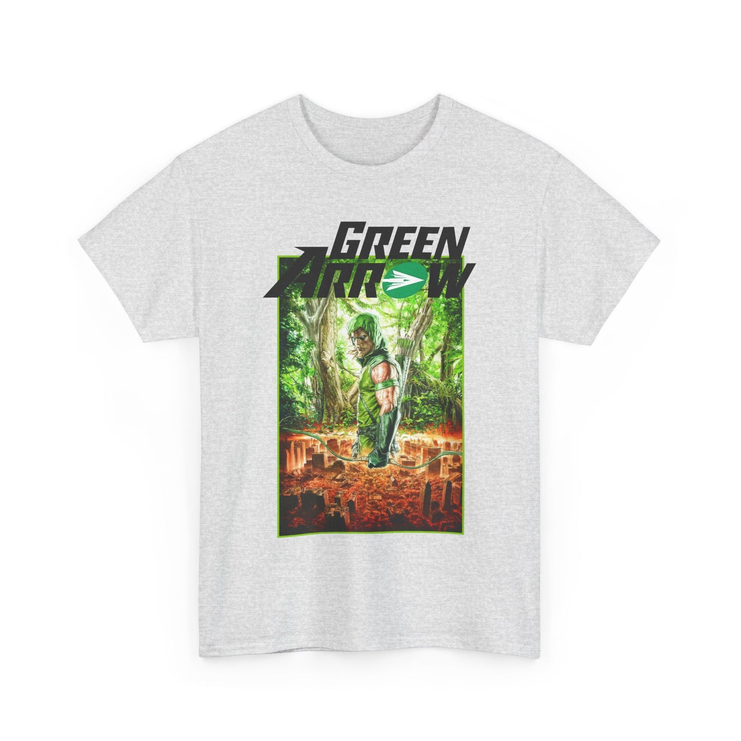 Green Arrow T-Shirt - Mauro Cascioli Art - Brightest Night Cover - Emerald Archer - DC Comics