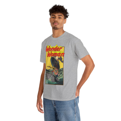 Wonder Woman Vs Cheetah T-Shirt - Rich Buckler & Dan Giordano Art - DC Comics