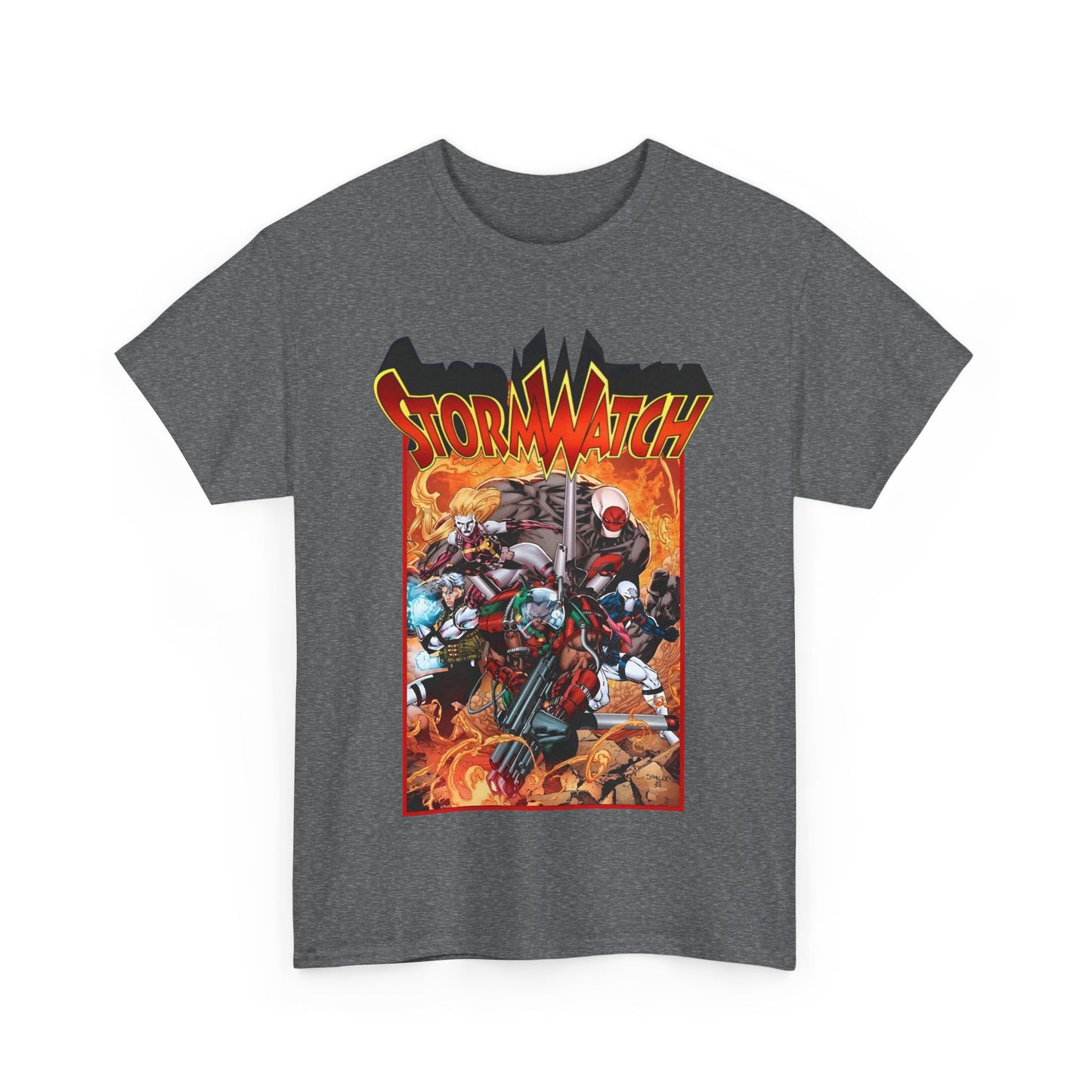 Stormwatch T-Shirt - Jim Lee Art - Battalion, Fuji, Hellstrike - Image/Wildstorm/DC Comics