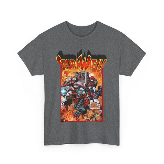 Stormwatch T-Shirt - Jim Lee Art - Battalion, Fuji, Hellstrike - Image/Wildstorm/DC Comics