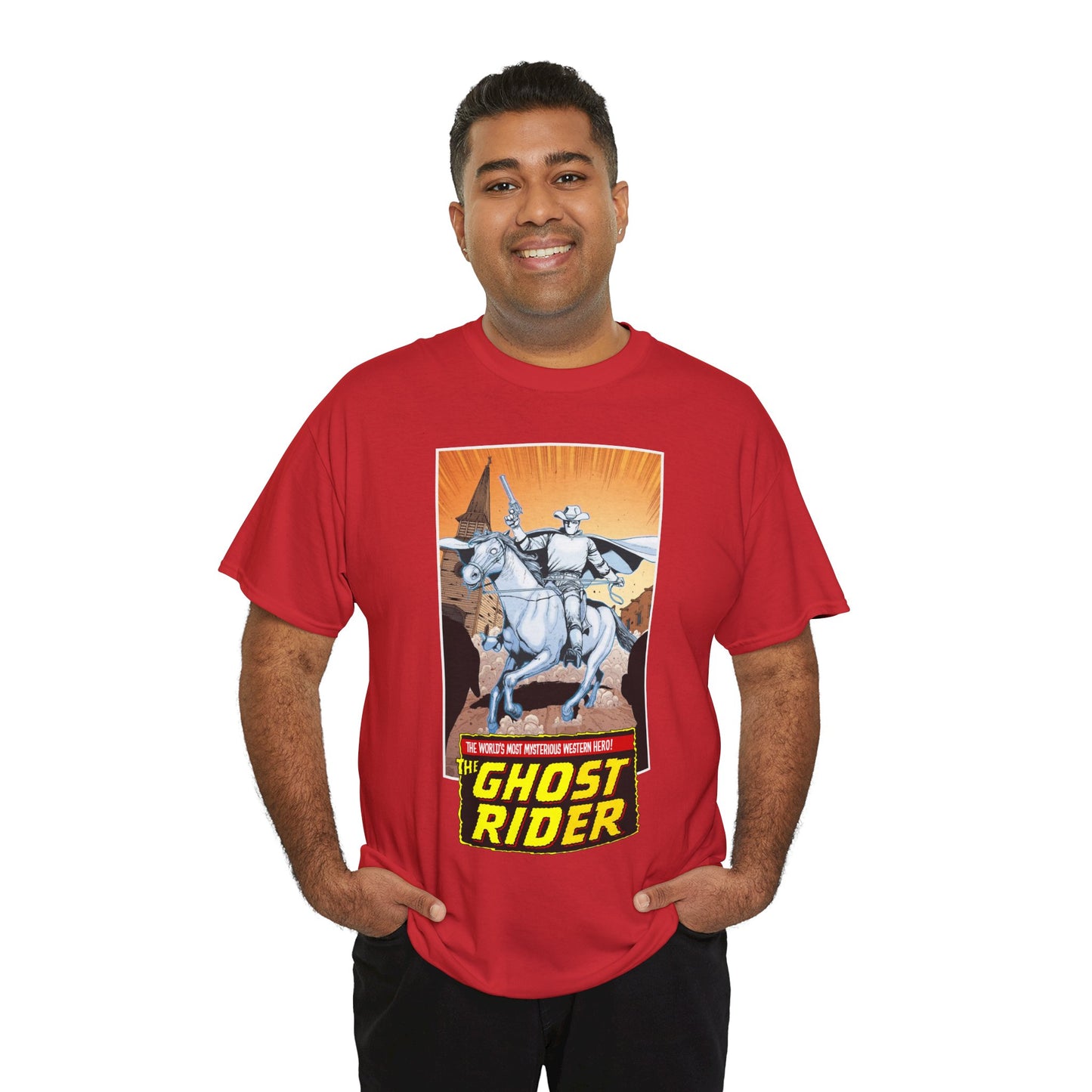 Ghost Rider/Phantom Rider T-Shirt - Carter Slade - Marvel Comics - 1970s Supernatural Western Hero