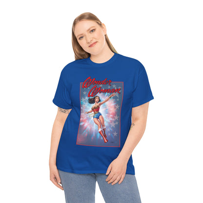 Wonder Woman '77 T-Shirt - Nicola Scott Art - Comic Book Based on the 1970s TV Series with Lynda Carter - DC Comics