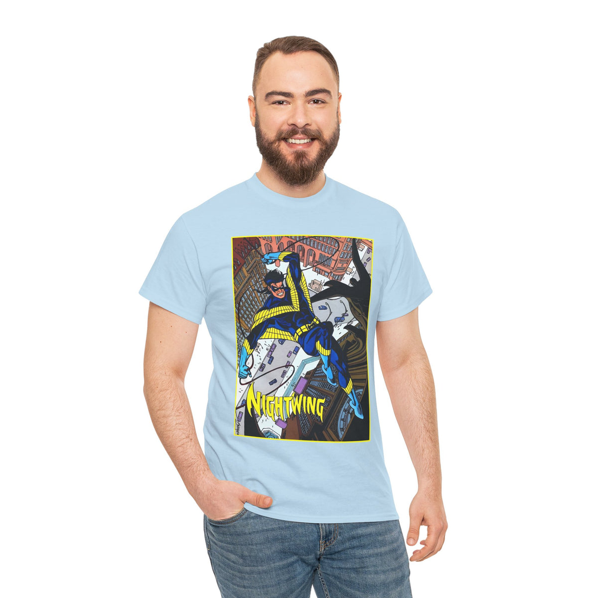 Nightwing T-Shirt - José Luis García-López Art - New Teen Titans Leader - DC Comics