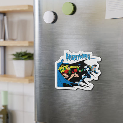 Nightwing Die-Cut Magnet - George Perez Art - From Robin to Nightwing - Batman, Dick Grayson - DC Comics - 3", 4", 5", 6"