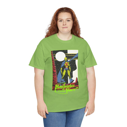 Martian Manhunter T-Shirt - George Perez Art - 1980s Justice League of America (JLA) Postcard Art - DC Comics