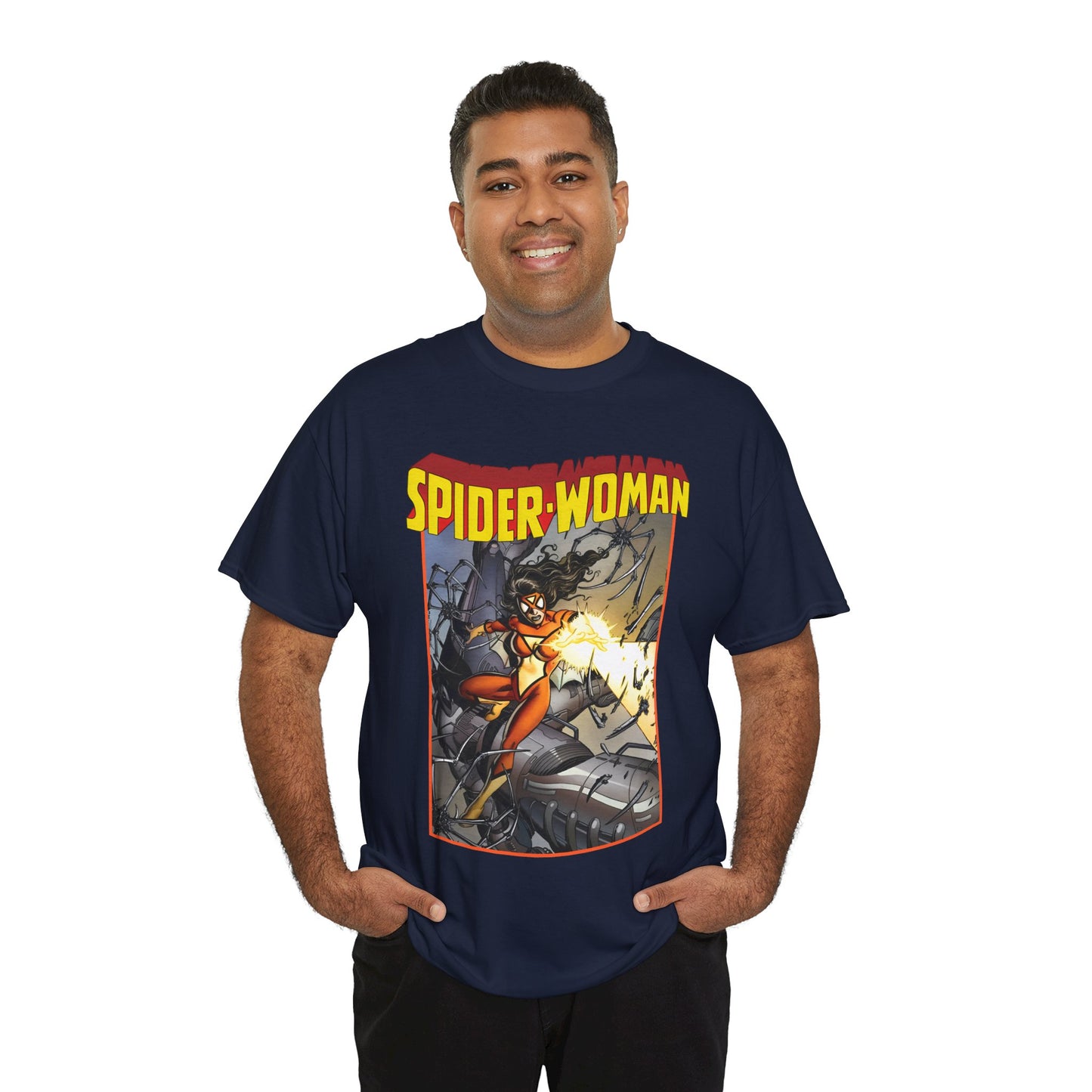 Spider-Woman T-Shirt - George Perez Art - Jessica Drew - Marvel Comics