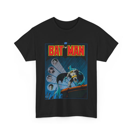 Batman T-Shirt - DC Comics - Catwoman, Joker, Two-Face, Penguin - Bronze Age Art - Gotham City