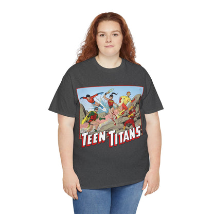 Teen Titans T-Shirt - Tom Grummett Art - Robin, Wonder Girl, Kid Flash, Speedy, Aqualad - DC Comics