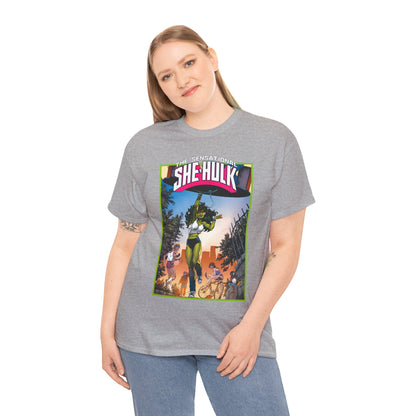 Sensational She-Hulk T-Shirt -John Byrne Poster Art - Jennifer Walters, Hulk's Cousin - Marvel Comics