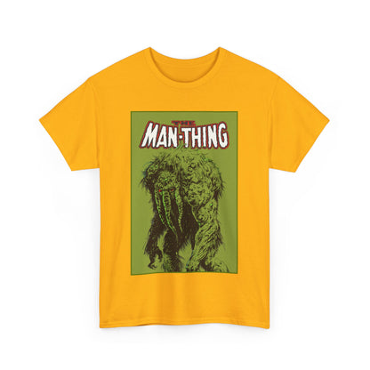 Man-Thing T-Shirt - Marvel Comics - Whatever Knows Fear Burns At The Touch - Swamp Monster