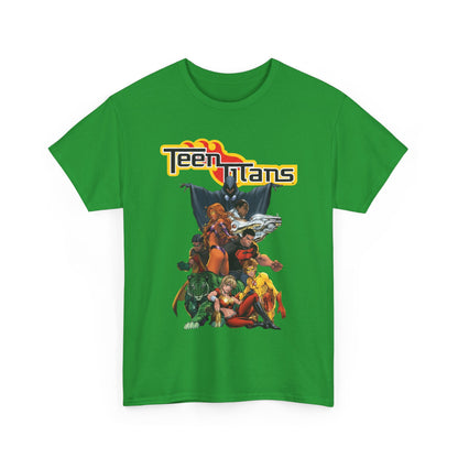 Teen Titans T-Shirt - Michael Turner Art - Cyborg, Raven, Wonder Girl, Superboy, Robin, Starfire - DC Comics