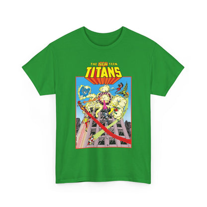 New Teen Titans T-Shirt - George Perez Art - DCCP #26 Preview Cover - Raven, Cyborg, Starfire, Changeling - DC Comics