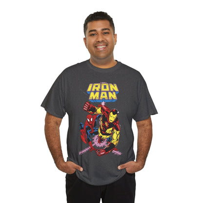 Iron-Man & Spider-Man T-Shirt - Butch Guice Art - Marvel Comics