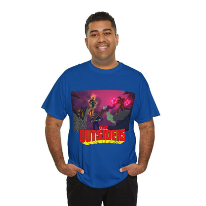 Outsiders T-Shirt - Batman: Brave & Bold Series - Halo, Geo-Force, Black Lightning, Katana, Metamorpho - DC Comics