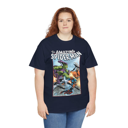 Amazing Spider-Man T-Shirt - Todd McFarlane Art - Green Goblin Vs Hobgoblin - Marvel Comics