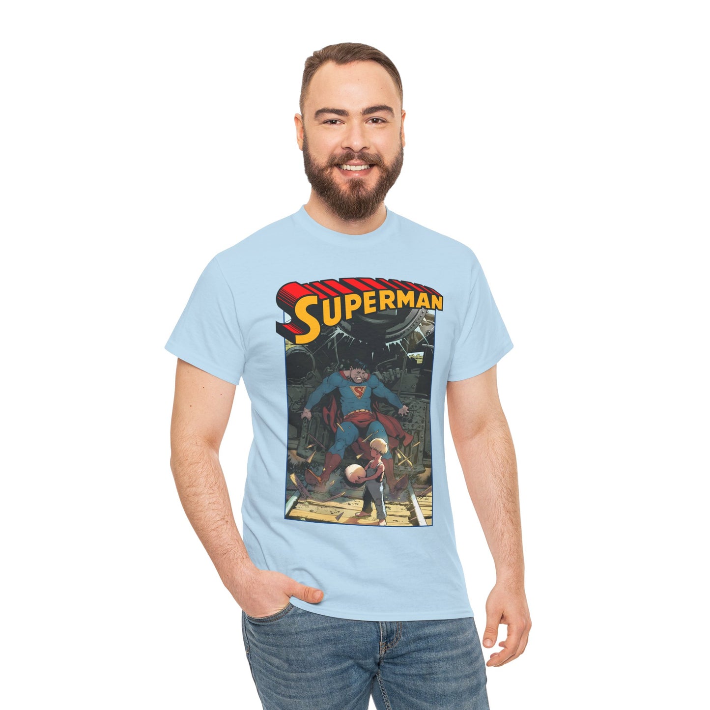Superman T-Shirt - Patrick Gleason Art - Action Comics #1000 Story - Man of Steel - DC Comics