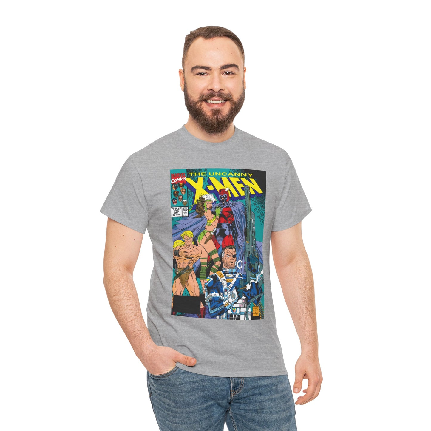Uncanny X-Men #274 T-Shirt - Jim Lee Art - Marvel Comics