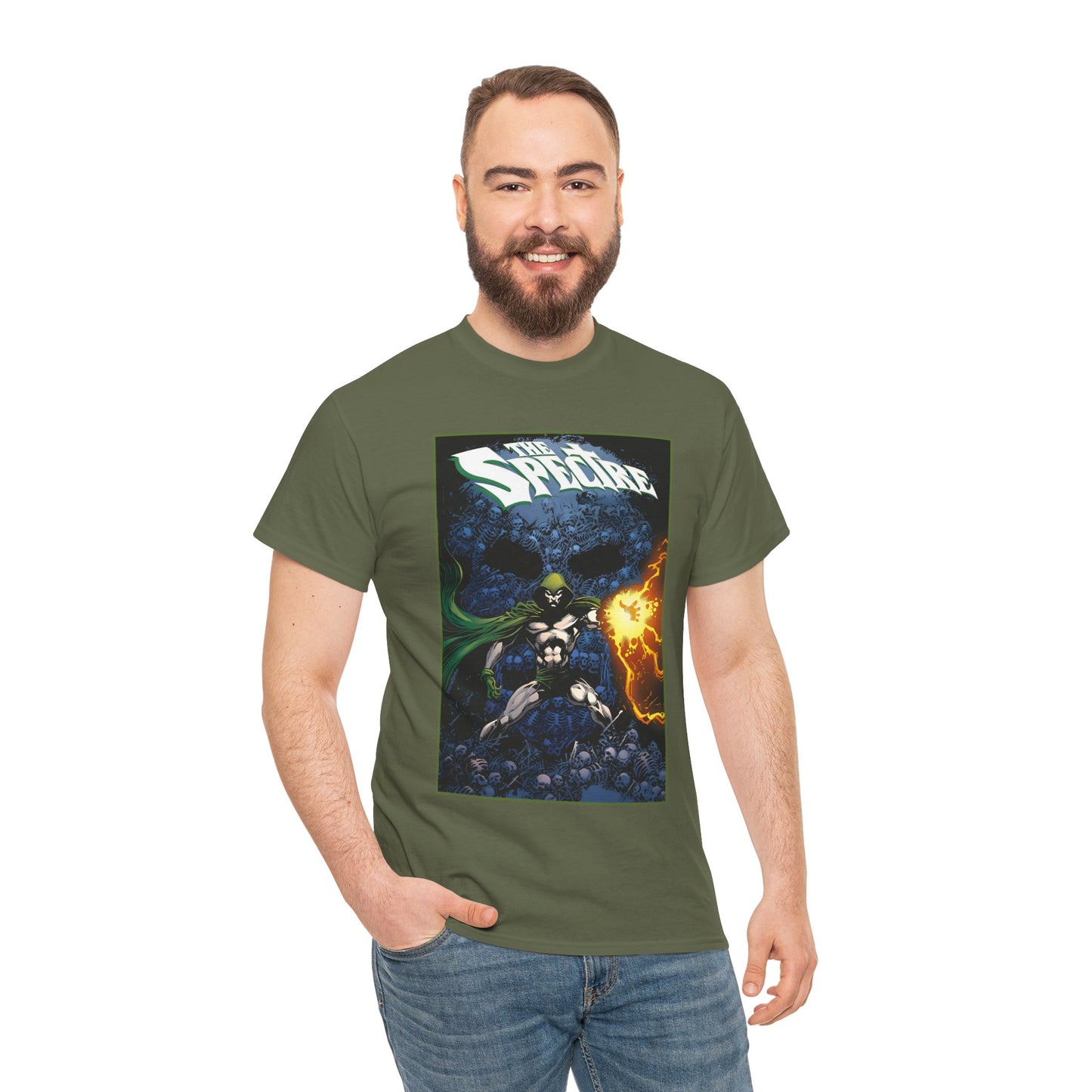 Spectre T-Shirt - Tom Mandrake Art - Jim Corrigan - 1980s Series - DC Comics
