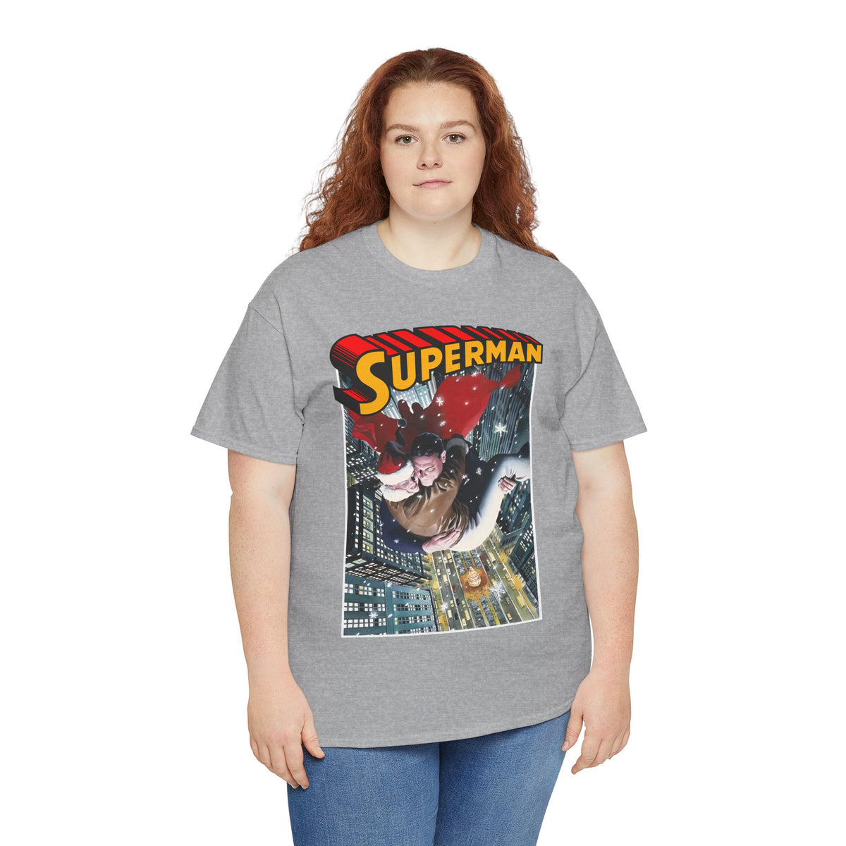 Superman Christmas T-Shirt - Alex Ross Art - DC Comics
