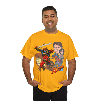 Atom T-Shirt - Gil Kane Art - Who's Who Image - Ray Palmer, JLA Member - Silver Age Hero - DC Comics