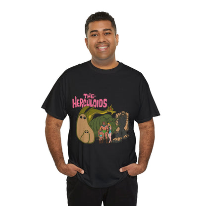 Herculoids T-Shirt - Popular 1960s Hanna-Barbera Cartoon - Zandor, Tara, Dorno, Gloop & Gleep - Amzot - Alex Toth Designs
