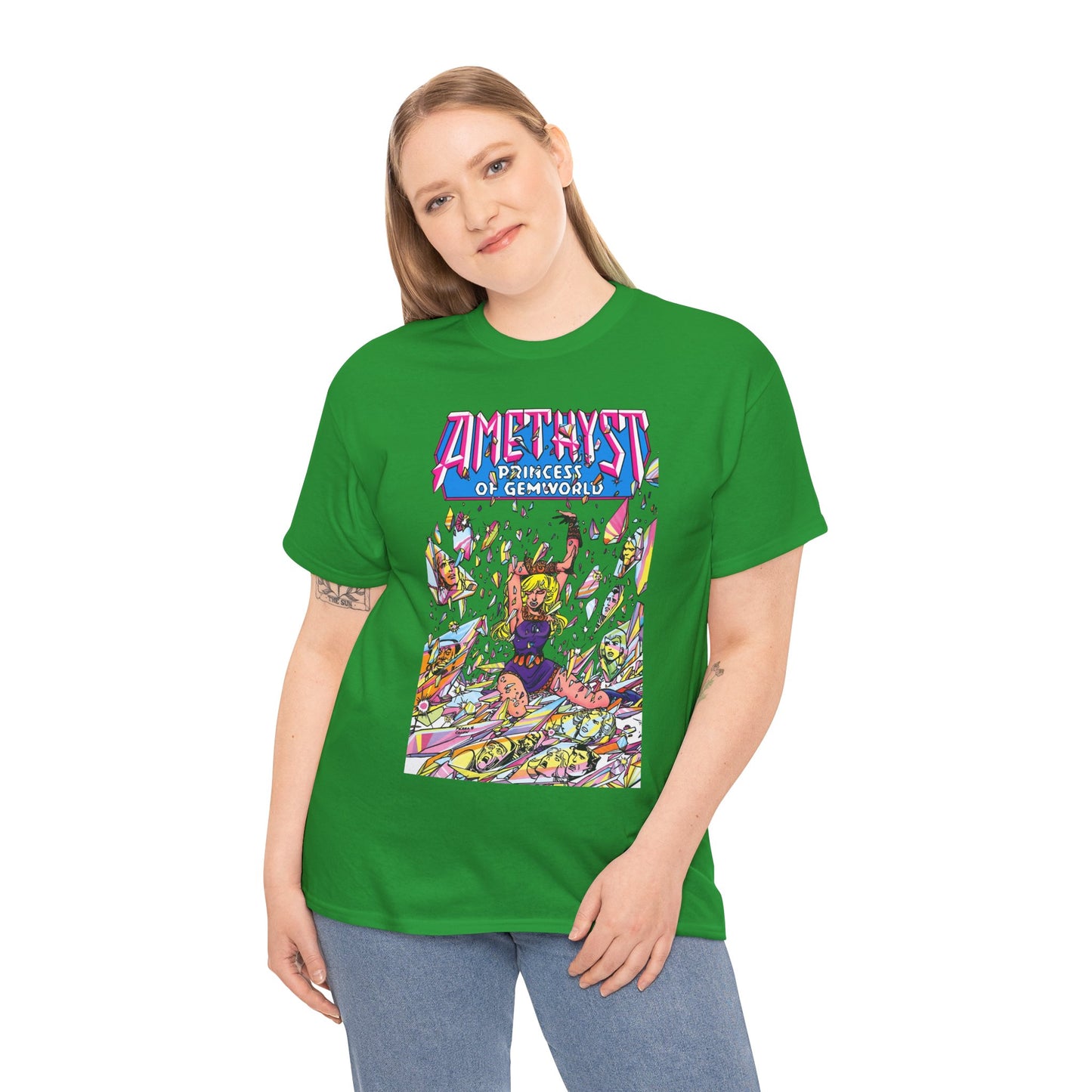 Amethyst Princess of Gemworld T-Shirt - George Perez Art - Lord Topaz, Dark Opal, Granch, Citrina - DC Comics